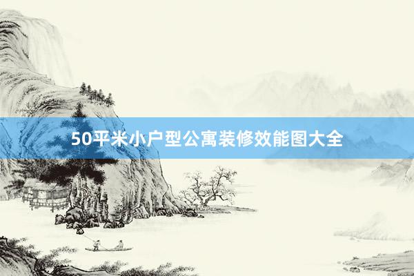 50平米小户型公寓装修效能图大全