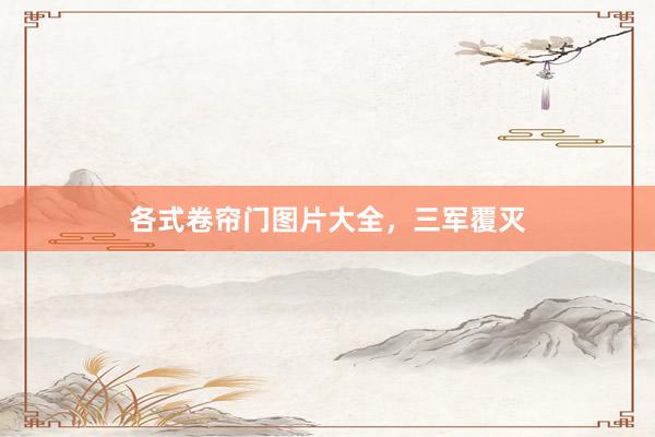 各式卷帘门图片大全，三军覆灭